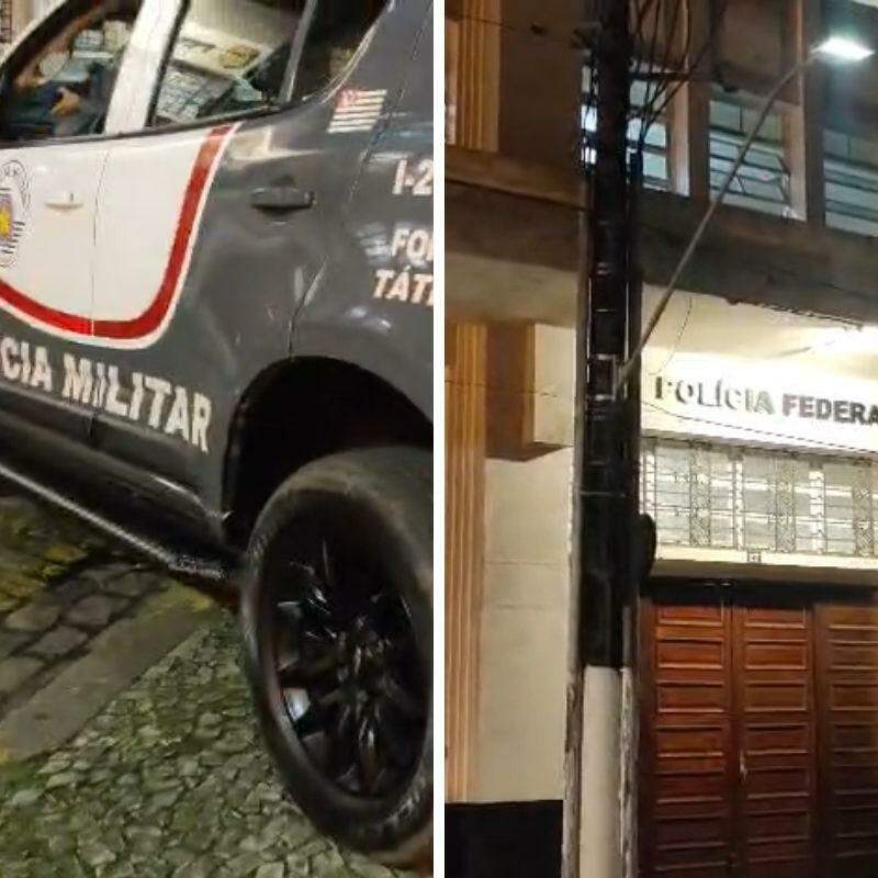 Gralber Compri foi preso pela Polícia Militar em Guarujá e levado para a delegacia da Polícia Federal em Santos