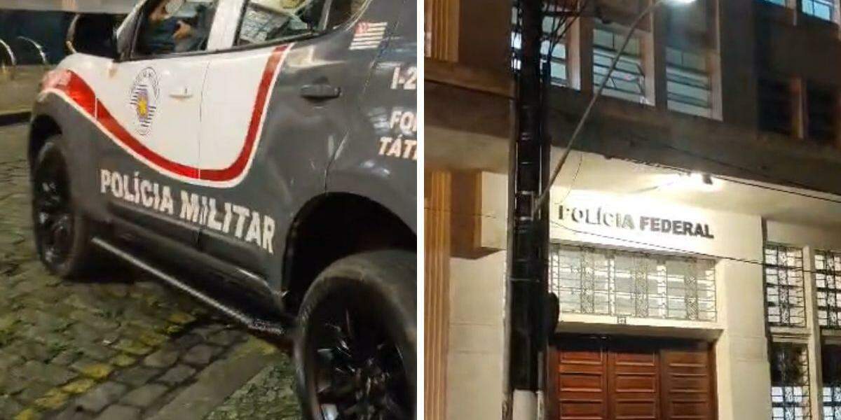 Gralber Compri foi preso pela Polícia Militar em Guarujá e levado para a delegacia da Polícia Federal em Santos