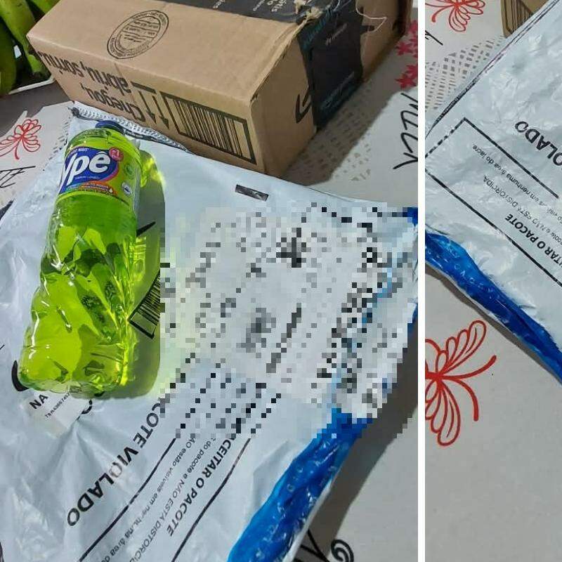 Em vez do celular Samsung Galaxy A37, detergente Ypê foi entregue pela Amazon em Peruíbe