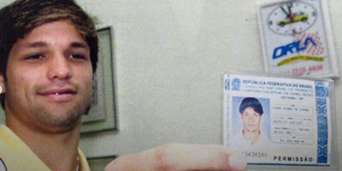 Diego tirou a carta na autoescola no Boqueirão
