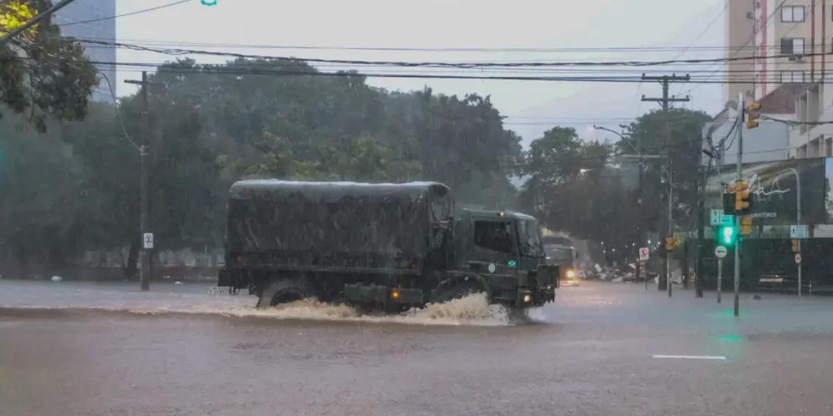 Inmet alerta para grande perigo de tempestade no Sul do país