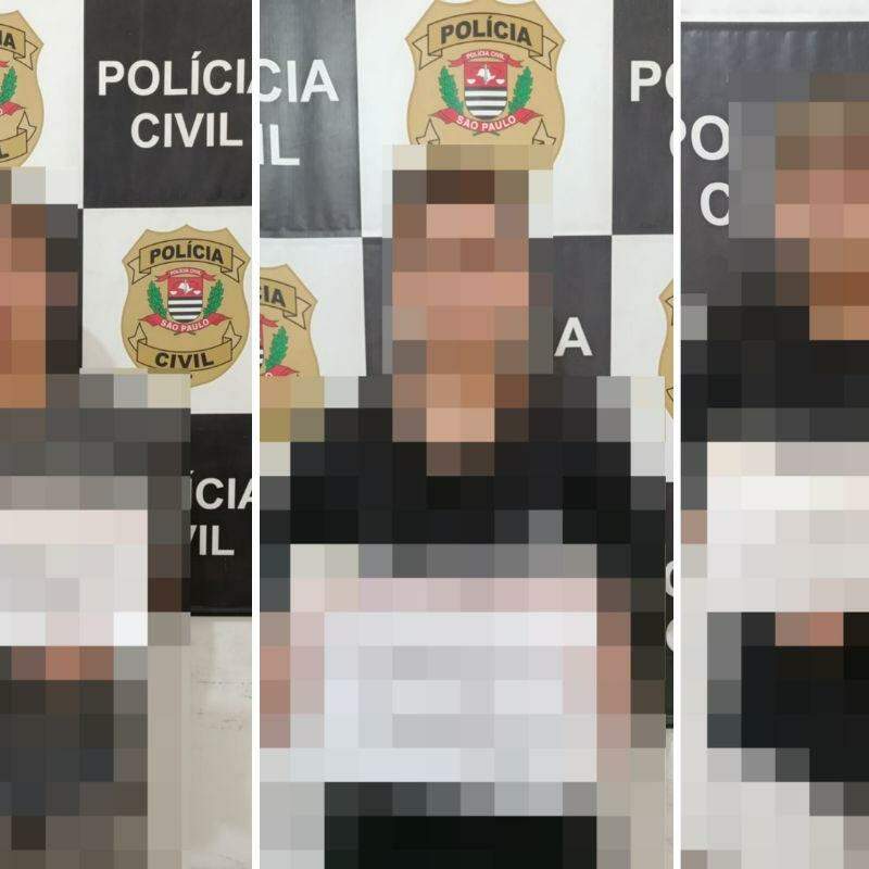 Trio foi preso após cumprimentos de mandados em Iguape