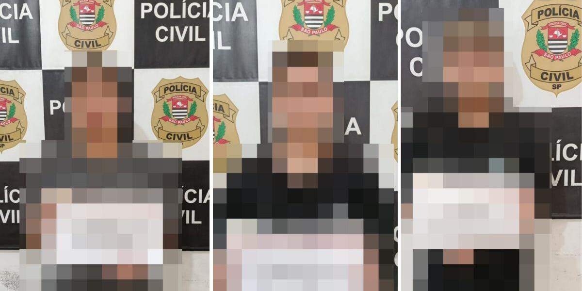 Trio foi preso após cumprimentos de mandados em Iguape