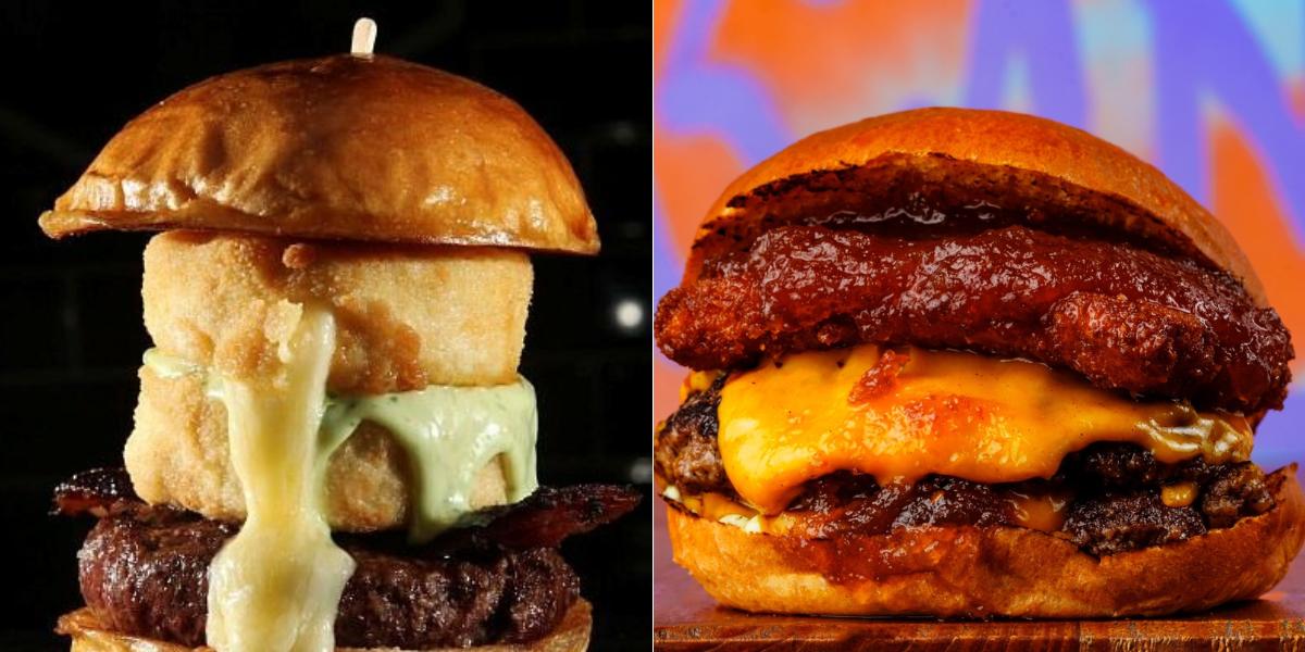 Receitas da Seven Kings (esq.) e Bacanas (dir.) colocaram hamburguerias da Baixada Santista em ranking nacional