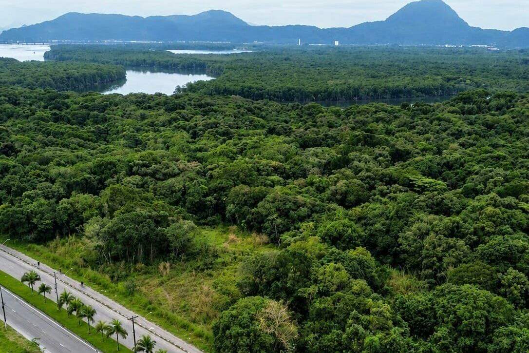 A área cogitada para o futuro CT da base do Santos fica na área continental de São Vicente