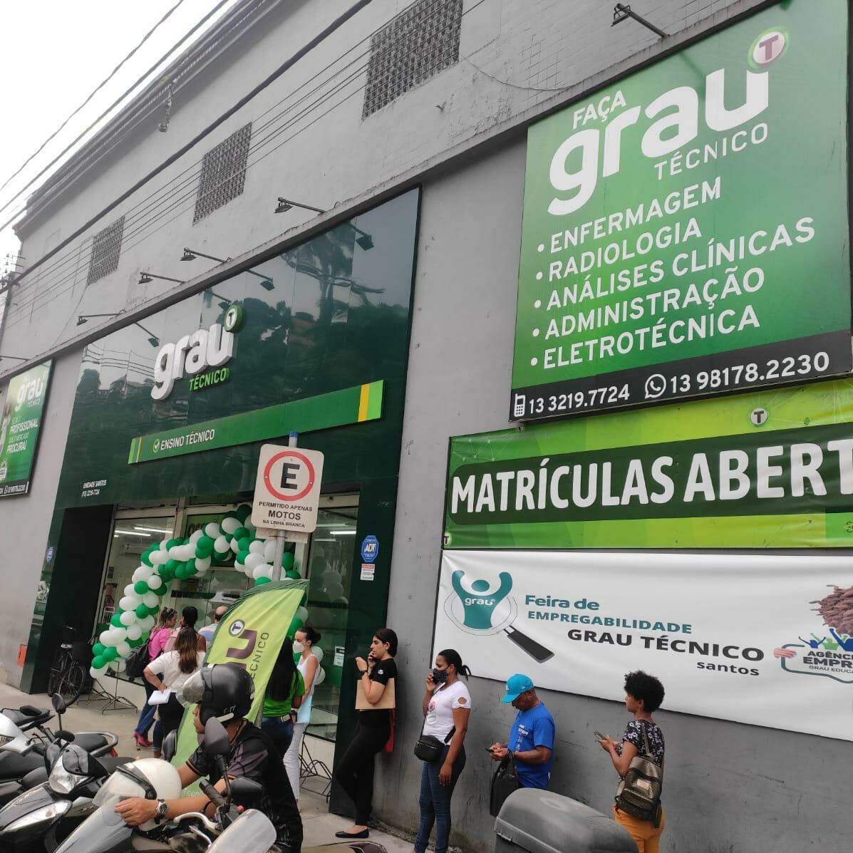 A 7ª Feira da Empregabilidade do Grau Técnico ocorrerá em Santos, no próximo dia 21 de outubro