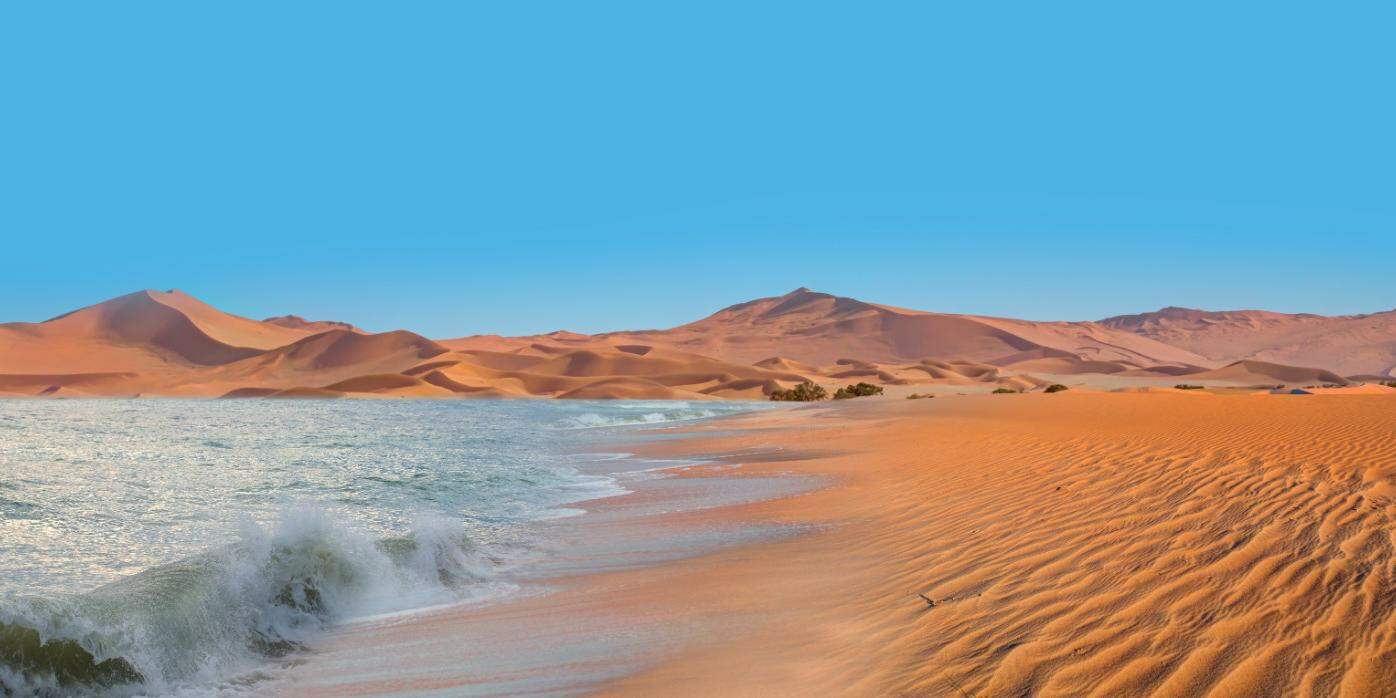 Namíbia: onde o deserto encontra o oceano