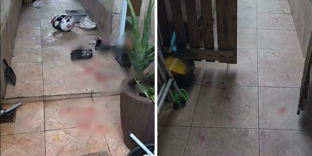 O homem teria invadido a residência pela janela de um dos quartos e atingido as duas vítimas com golpes de faca antes de fugir