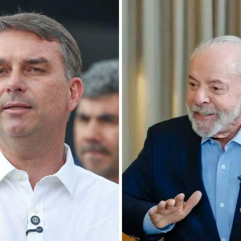 Flávio Bolsonaro tem 48% e Lula 45%, em empate técnico, aponta pesquisa BTG/Nexus