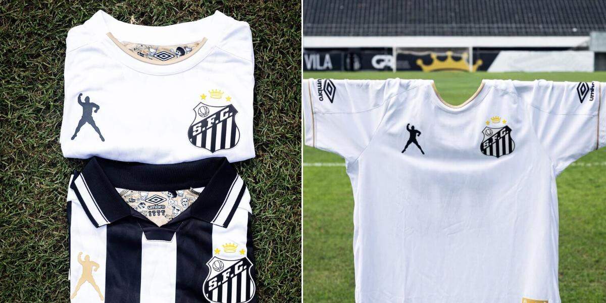 Edição limitada conta com silhueta da histórica comemoração de Pelé e mais detalhes