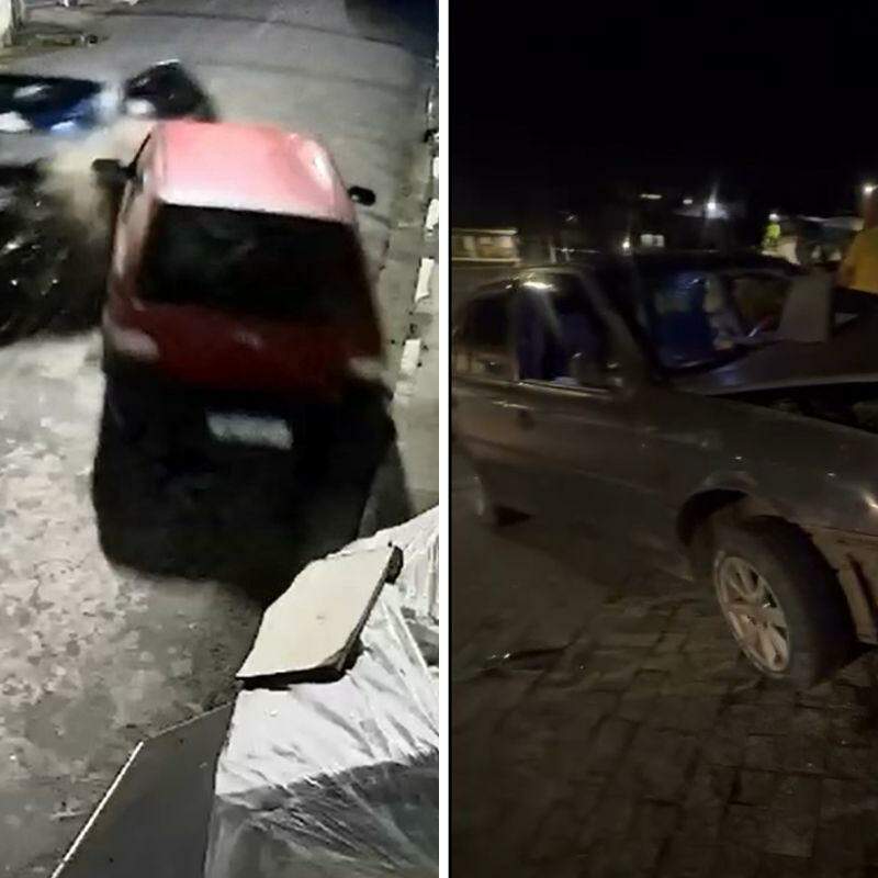 Homem embriagado provocou duas colisões no bairro Vila Nova, em Registro