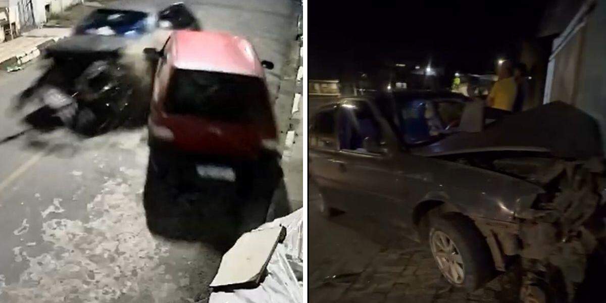 Homem embriagado provocou duas colisões no bairro Vila Nova, em Registro