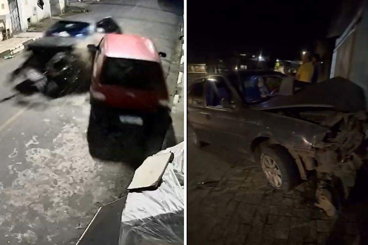 Homem embriagado provocou duas colisões no bairro Vila Nova, em Registro