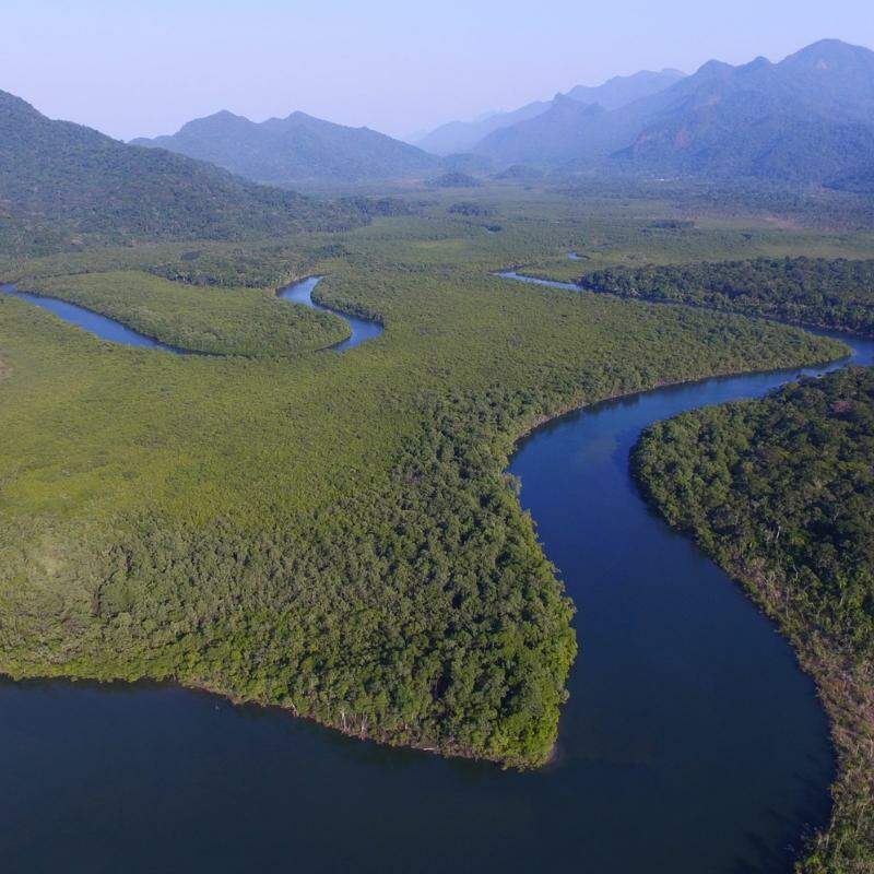 Turista desapareceu após entrar no Rio Guaraú, em Peruíbe, no litoral de São Paulo