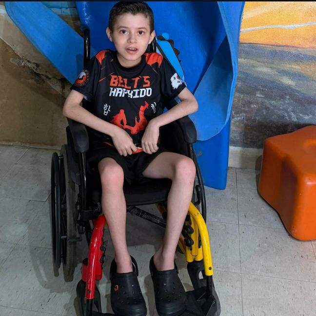 Guilherme Fronzi tem distrofia muscular de Duchenne