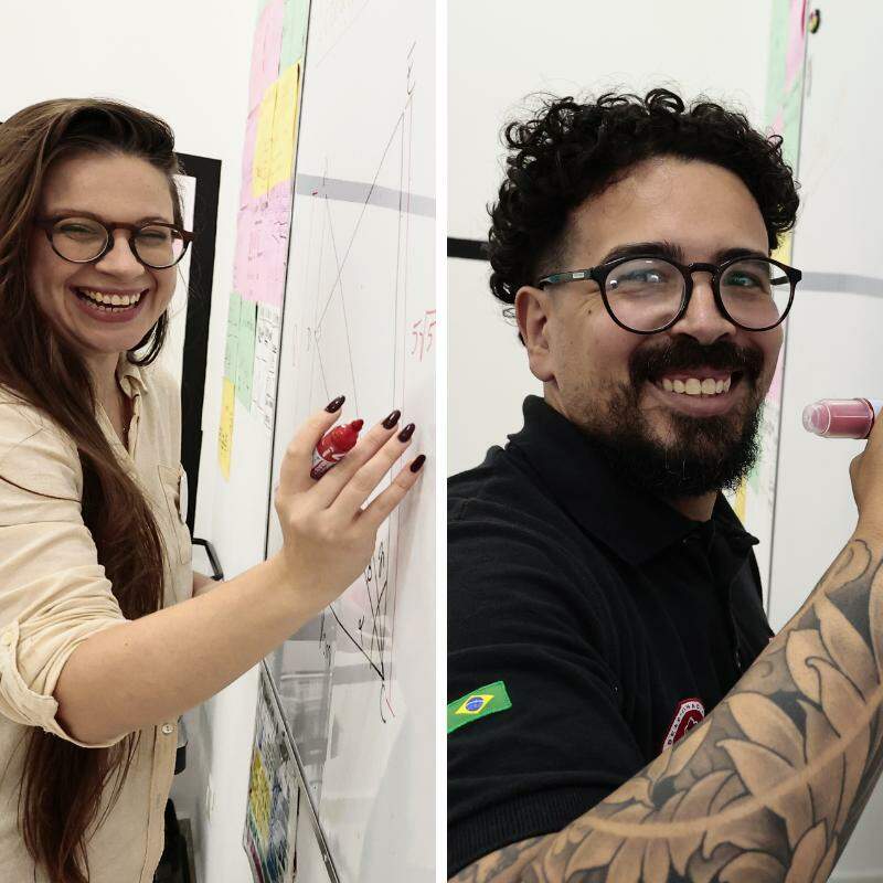 Para Ariel, desafio é o reconhecimento como especialista em educação; Luiz diz poder ajudar alunos a fazer próprio caminho