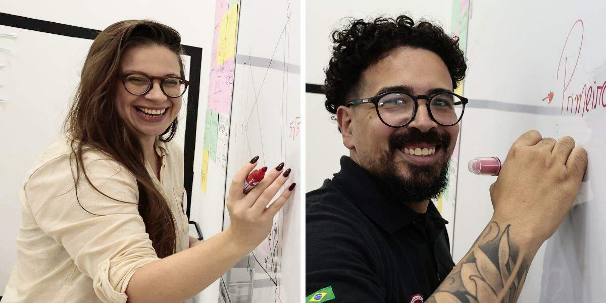 Para Ariel, desafio é o reconhecimento como especialista em educação; Luiz diz poder ajudar alunos a fazer próprio caminho