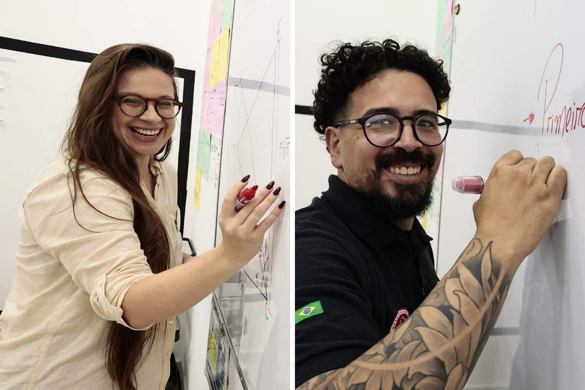 Para Ariel, desafio é o reconhecimento como especialista em educação; Luiz diz poder ajudar alunos a fazer próprio caminho