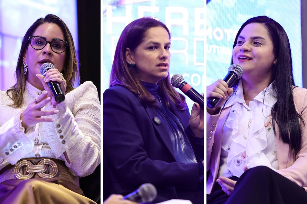 Gilmara Temóteo defende evolução nas métricas dos portos, enquanto Adriana Pessotti citou exemplo do Espírito Santo. Samara Gualberto está preocupada com a mão de obra