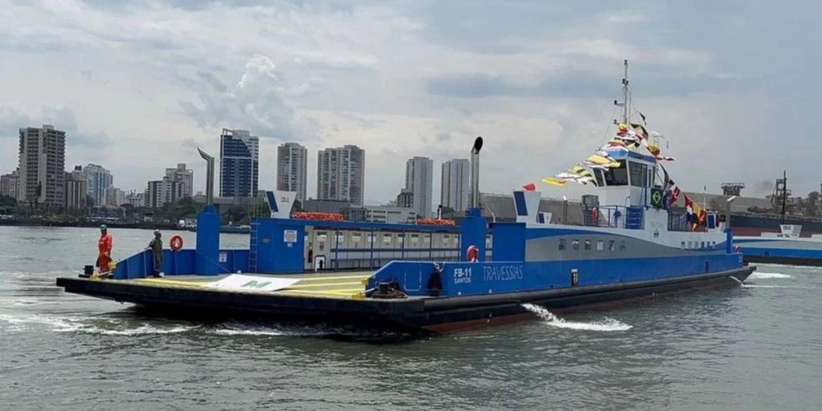 A modernização e ampliação do sistema de travessias na Baixada Santista e por São Paulo prevê investimentos de 2,5 bilhões e tornam o projeto um dos maiores programas de descarbonização do transporte aquaviário no Brasil