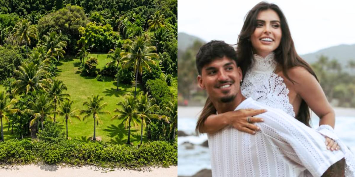 Casal Gabriel Medina e Isabella Arantes anunciou compra de terreno para construção de nova mansão de frente para o mar