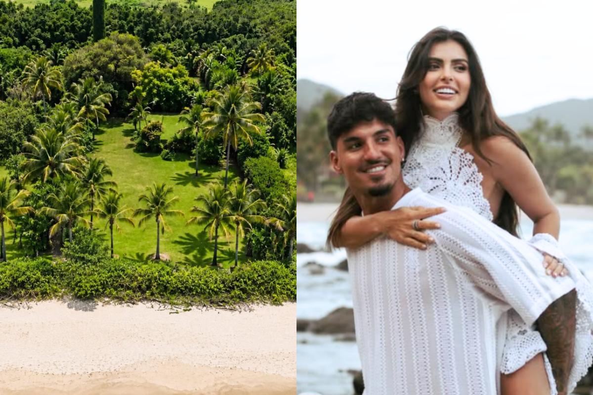 Casal Gabriel Medina e Isabella Arantes anunciou compra de terreno para construção de nova mansão de frente para o mar