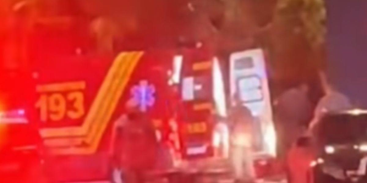 Vítimas foram socorridas e levadas ao Hospital Santo Amaro