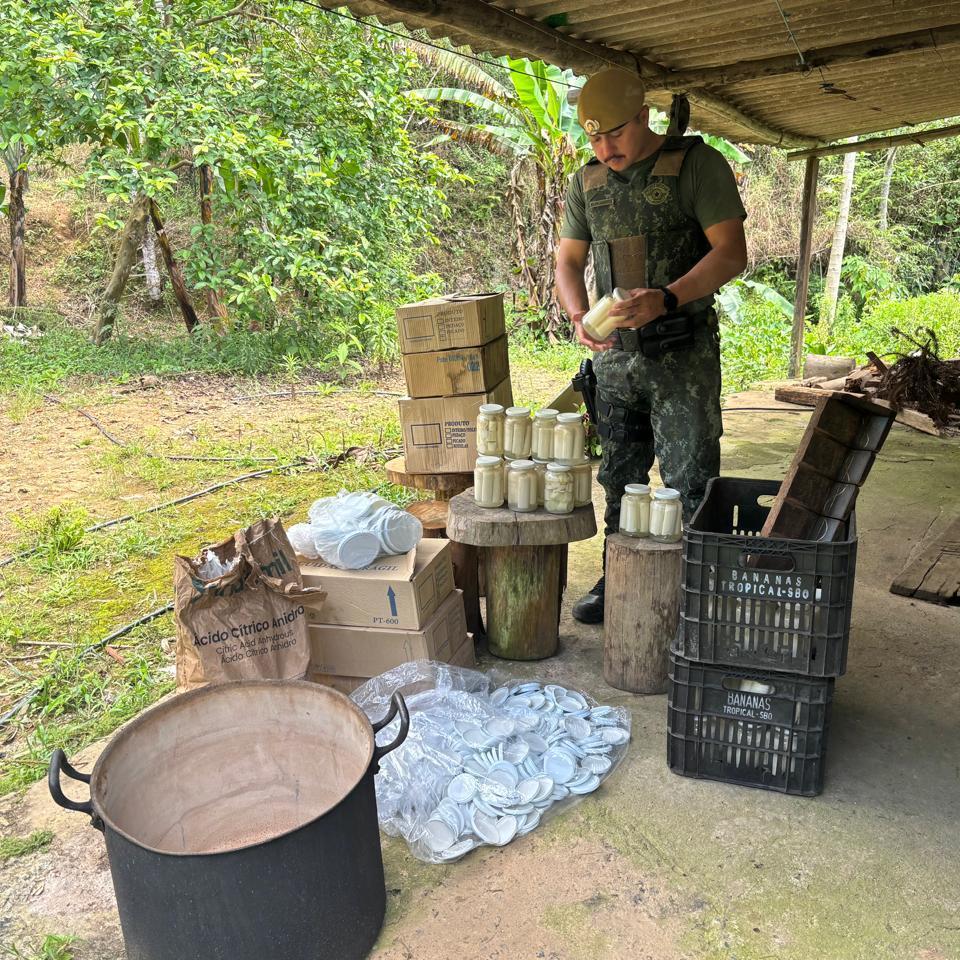 Polícia Militar Ambiental apreendeu as mercadorias