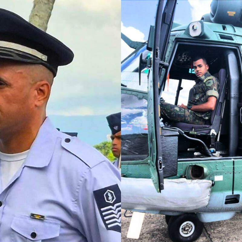Com 26 anos de serviço na Aeronáutica, Ronivaldo ingressou aos 18; Aos 22, o santista Mateus já começou a trajetória na Força Aérea Brasileira (FAB)