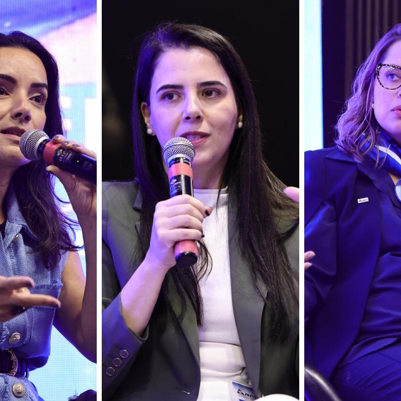 Gabriela Costa destaca infraestrutura portuária privada; Danielle Bernardes ressalta a integração do transporte; Cynthia Ruas defende mais atenção nas concessões