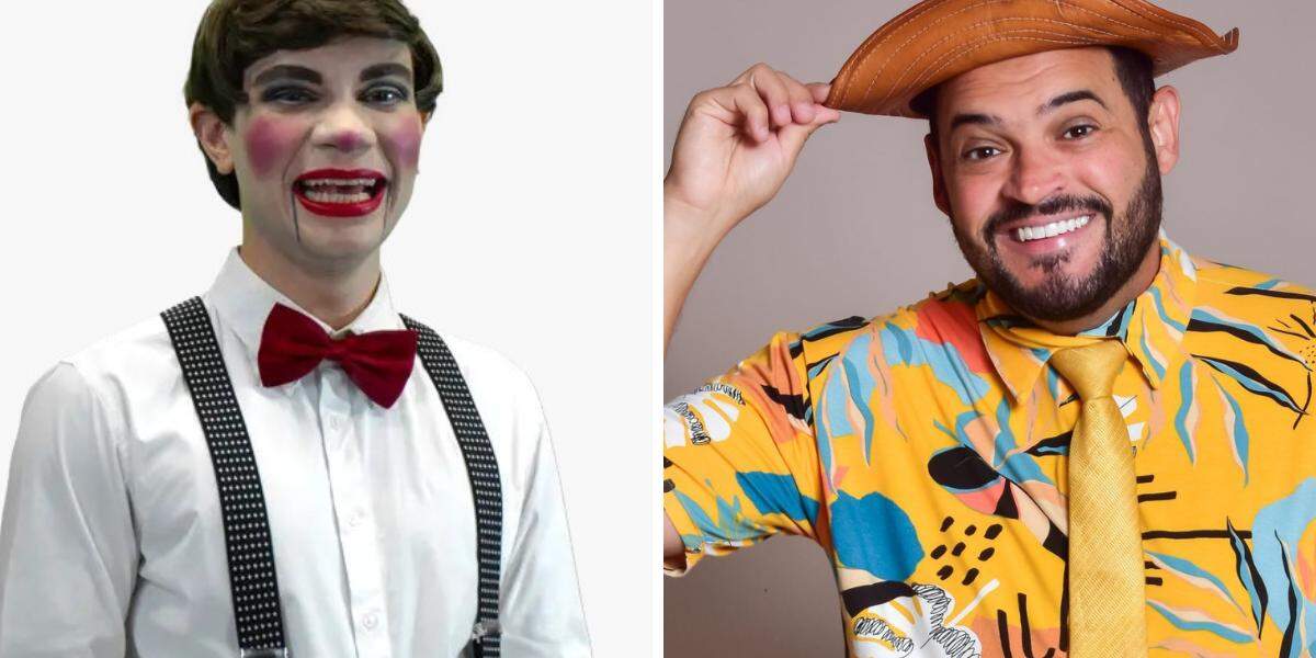 O Boneco Josias é criação de Igor; Matheus Ceará traz o novo espetáculo Desculpa Eu Ter Vindo