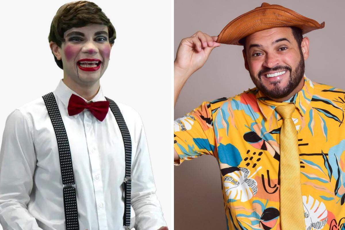 O Boneco Josias é criação de Igor; Matheus Ceará traz o novo espetáculo Desculpa Eu Ter Vindo
