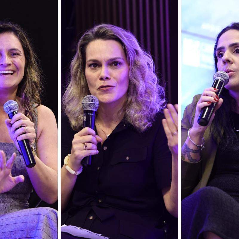 Patrícia Gravina explicou importância de comunicação com indígenas; Béatrice Dupuy disse que empresas devem parceiras da comunidade e Fernanda Machado diz que é preciso ouvir as necessidades da sociedade