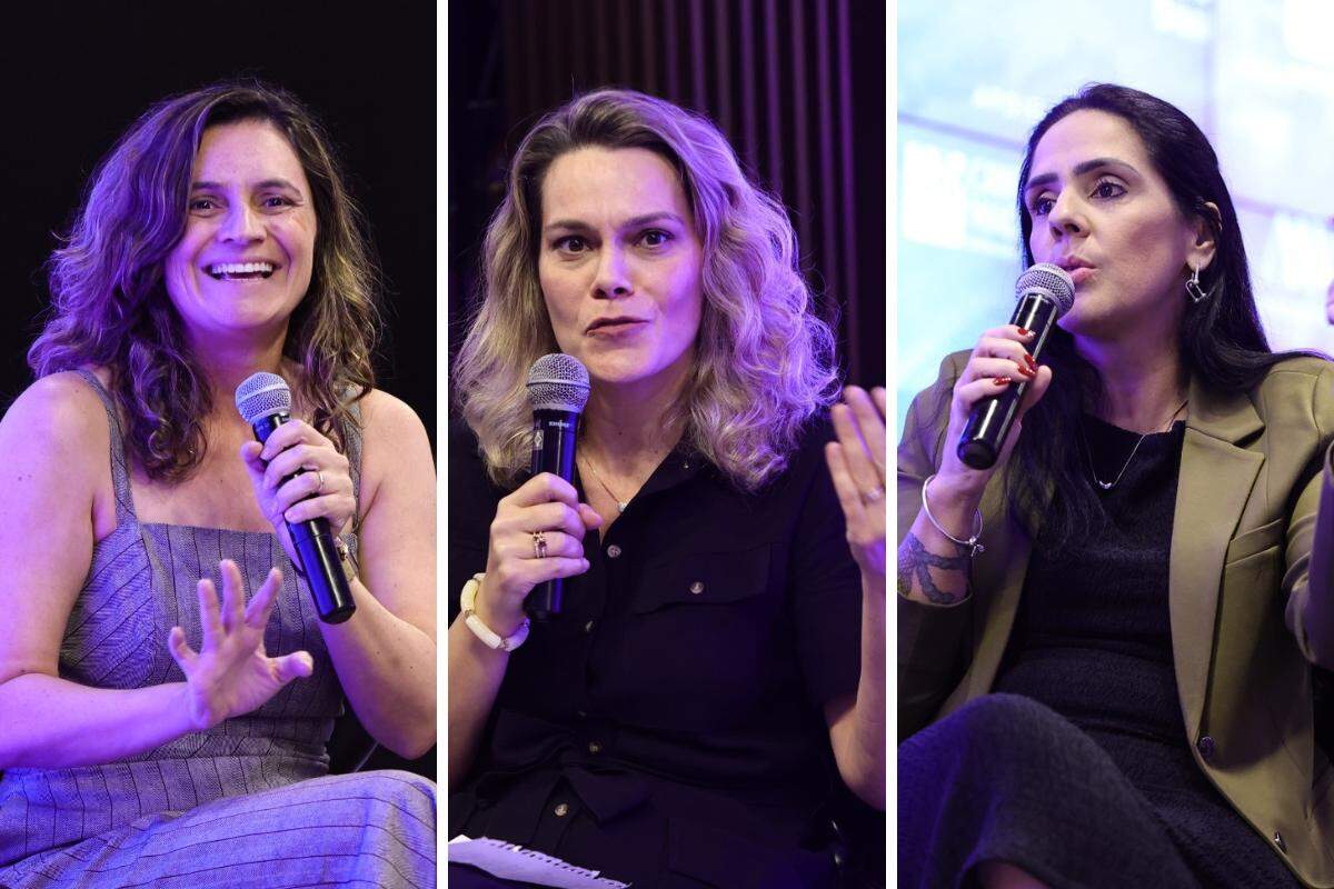 Patrícia Gravina explicou importância de comunicação com indígenas; Béatrice Dupuy disse que empresas devem parceiras da comunidade e Fernanda Machado diz que é preciso ouvir as necessidades da sociedade