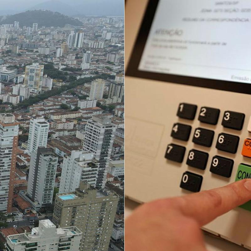 Eleitores de Santos voltaram às urnas neste domingo (25) para o segundo turno