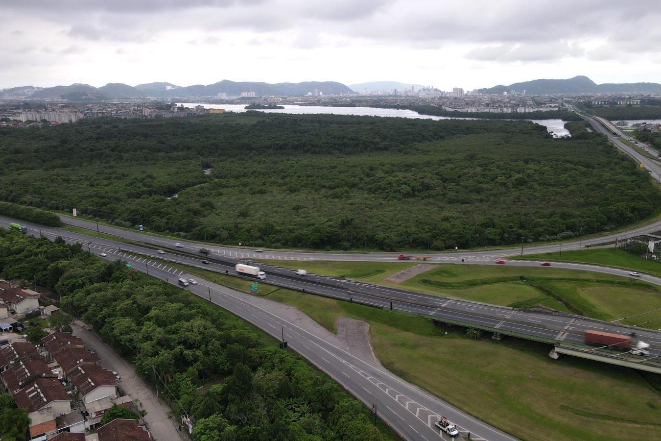 Condomínio logístico para caminhões ficará na Ilha do Tatu, próximo à Ilha Caraguatá, em Cubatão