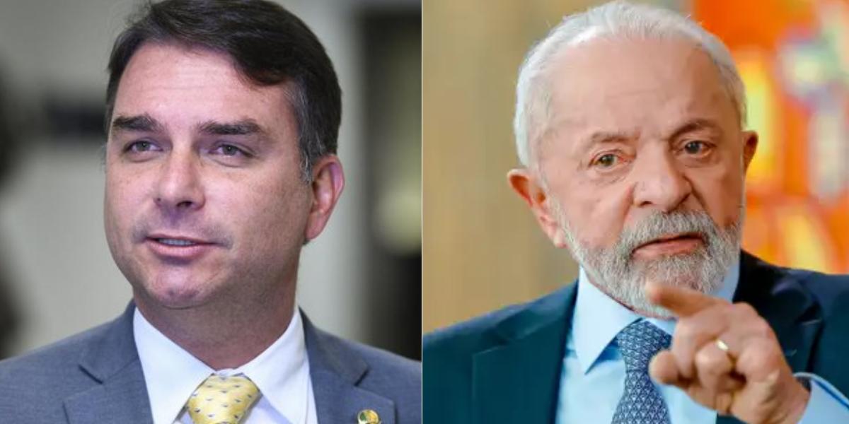 Flávio Bolsonaro (PL, à esquerda) e Luiz Inácio Lula da Silva (PT, à direita) disputam segundo turno das eleições para presidente