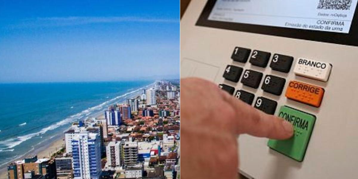 Eleitores de Mongaguá voltaram às urnas neste domingo (25) para o segundo turno