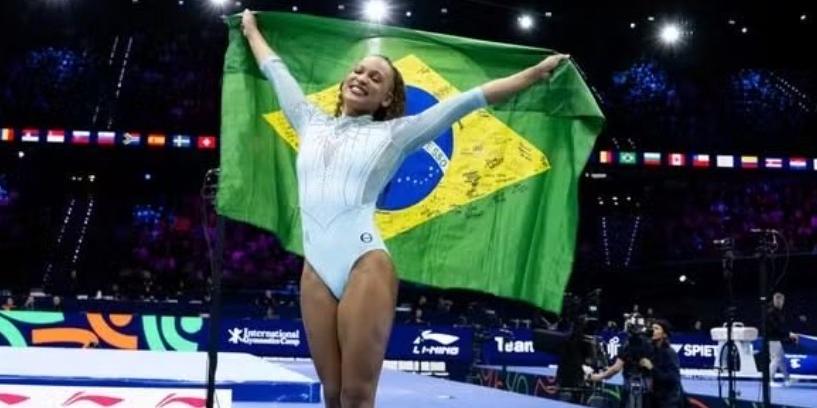 Brasileira também passou a somar dez medalhas em Campeonatos Mundiais