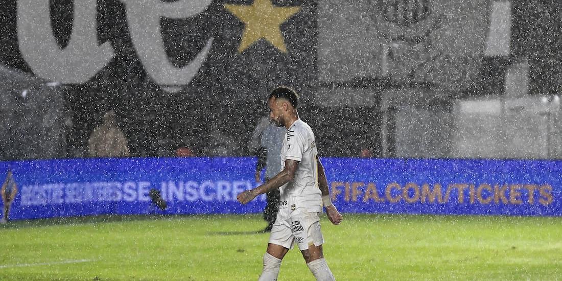 Com o papelão contra o Bahia, Neymar vai desfalcar o Santos contra o Palmeiras e o RB Bragantino