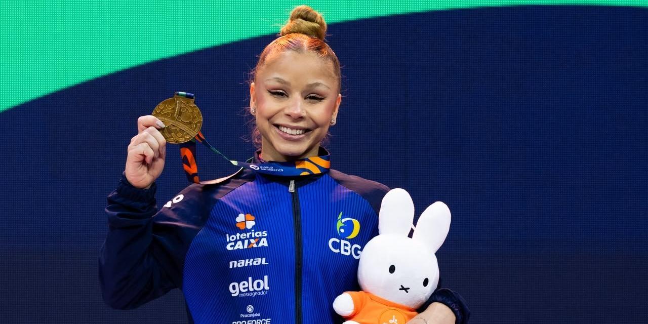 Flávia Saraiva conquista medalha de bronze no Mundial de Ginástica Artística