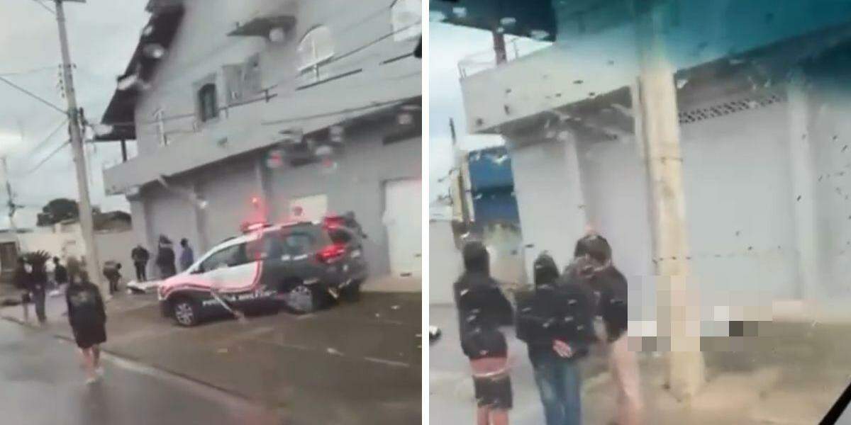 A polícia investiga as circunstâncias do acidente em Peruíbe