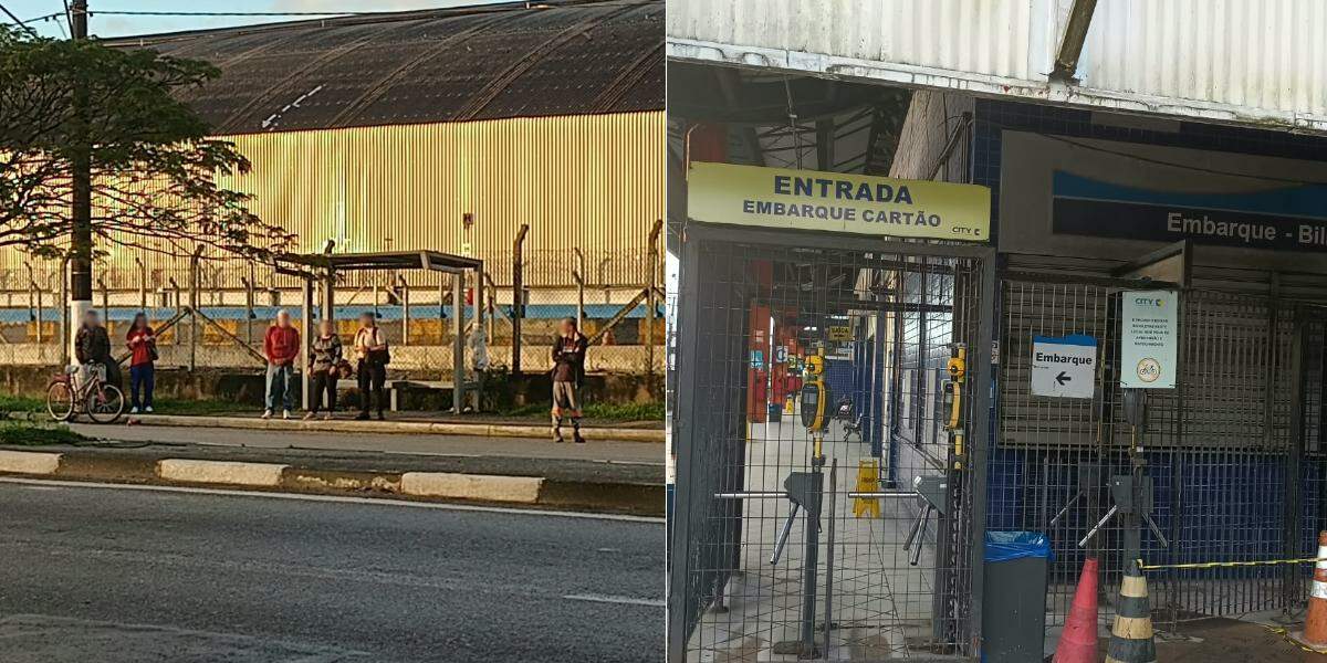 Moradores de Guarujá foram pegos de surpresa com greve nos ônibus municipais nesta terça (27)