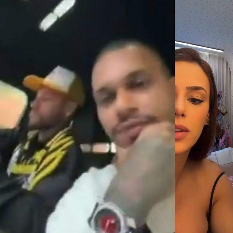 Em live do amigo Cris Guedes, Neymar reprovou Mavie com a camisa do Palmeiras; Bruna Biancardi se pronunciou para explicar que isso faz parte das brincadeiras cotidianas da filha