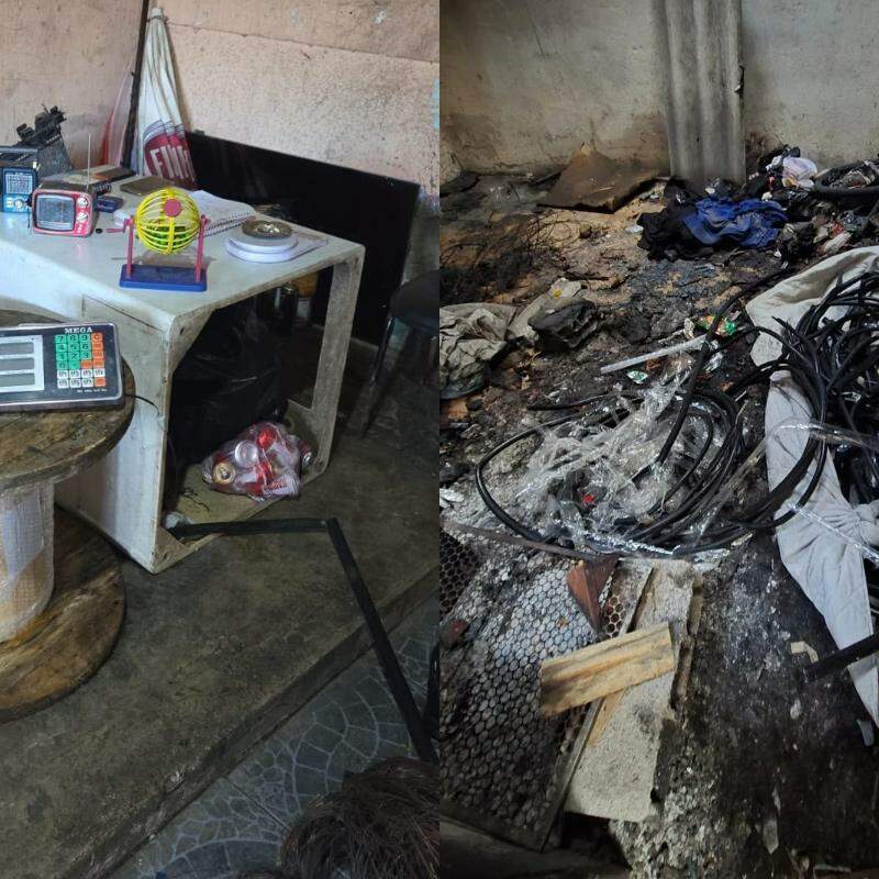 Os quatro envolvidos foram liberados e os materiais ficaram apreendidos