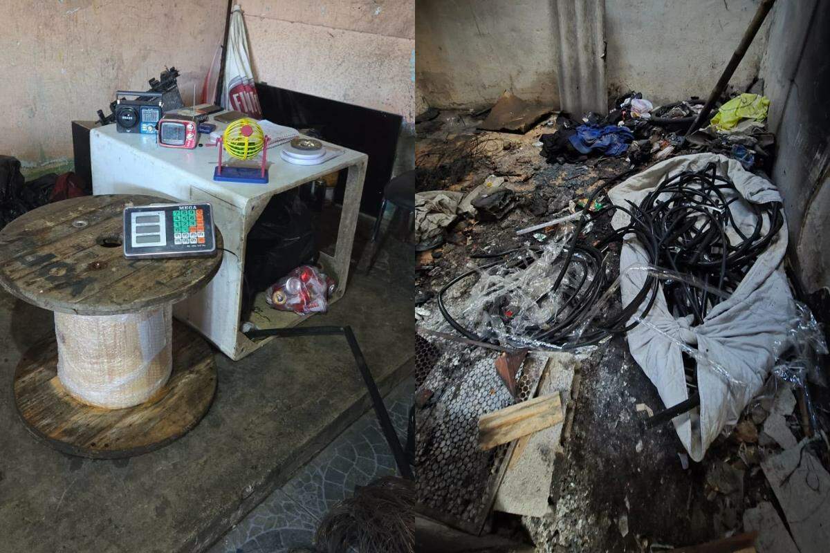Os quatro envolvidos foram liberados e os materiais ficaram apreendidos