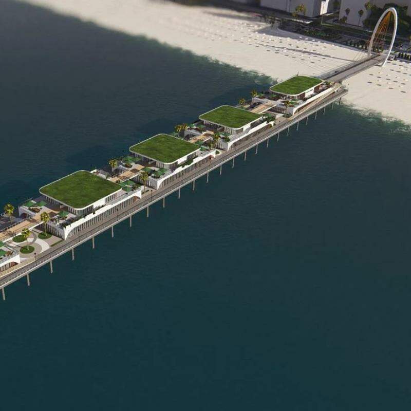 A construção do novo píer de Praia Grande está programada para começar no primeiro semestre de 2027