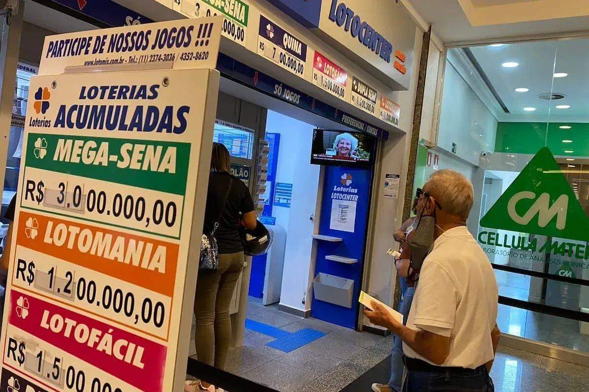 Concurso Mega-Sena 3010 divide prêmio milionário entre apostas do Ceará e Rio de Janeiro