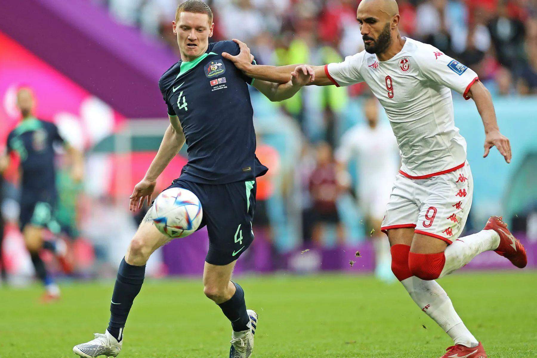 Austrália venceu a Tunísia por 1 a 0