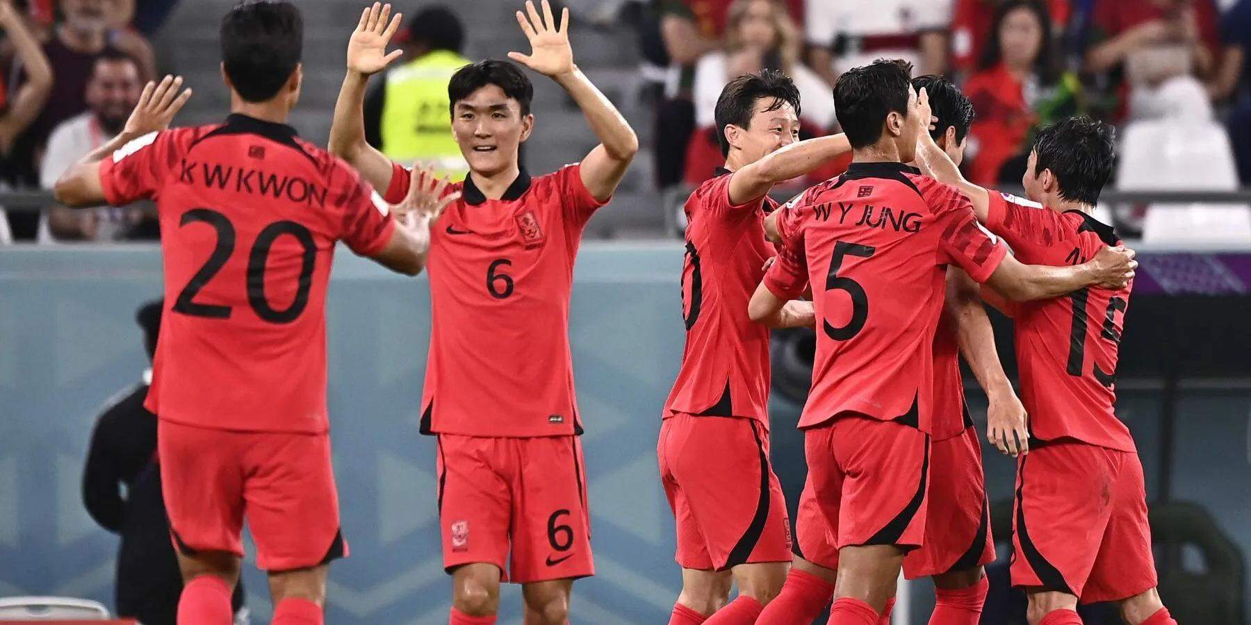 A Coreia do Sul está no Grupo A, ao lado do México, África do Sul e República Tcheca